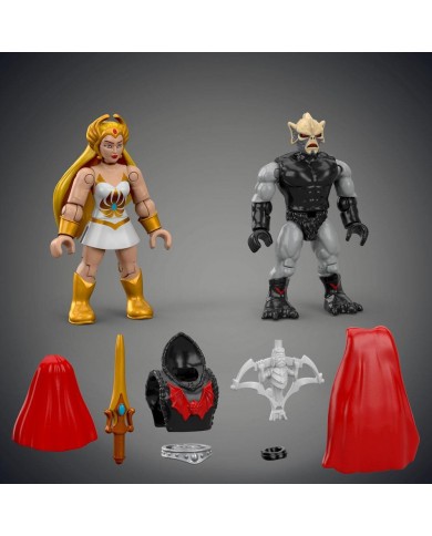She-Ra vs Hordak & Monstroid : Masters of the Universe - Probuilder Construction Set : Mega Construx