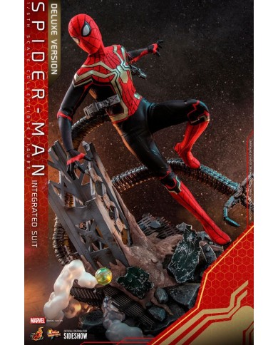 Spider-Man : MMS 624 - No Way Home (Integrated Suit) - Deluxe Version - Movie Masterpiece | Hot Toys