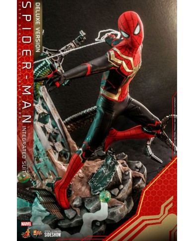 Spider-Man : MMS 624 - No Way Home (Integrated Suit) - Deluxe Version - Movie Masterpiece | Hot Toys