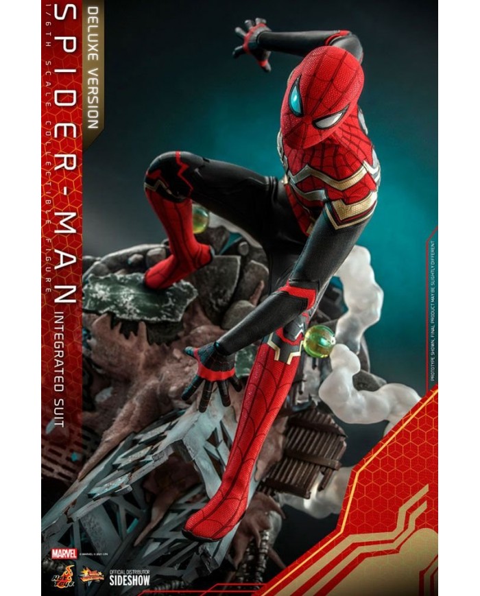 Spider-Man : MMS 624 - No Way Home (Integrated Suit) - Deluxe Version - Movie Masterpiece | Hot Toys