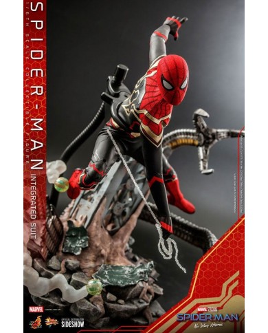 Spider-Man : No Way Home (Integrated Suit) Collector Edition - Movie Masterpiece Series : MMS 623 - Sixth Scale Figure Hot Toys