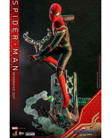 Spider-Man : No Way Home (Integrated Suit) Collector Edition - Movie Masterpiece Series : MMS 623 - Sixth Scale Figure Hot Toys