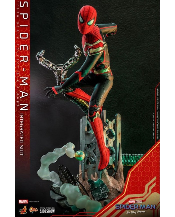 Spider-Man : No Way Home (Integrated Suit) Collector Edition - Movie Masterpiece Series : MMS 623 - Sixth Scale Figure Hot Toys