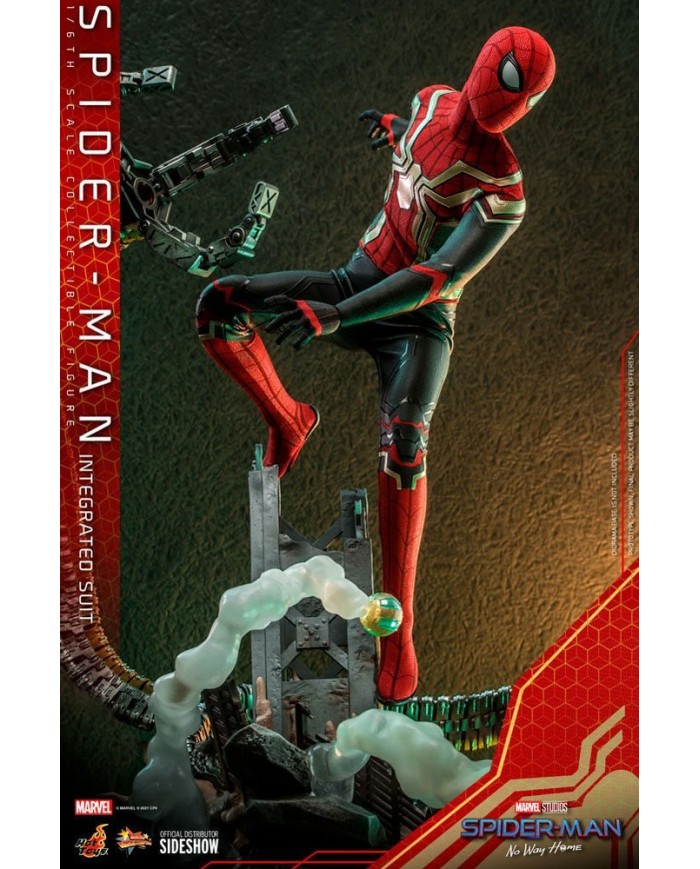 Spider-Man : No Way Home (Integrated Suit) Collector Edition - Movie Masterpiece Series : MMS 623 - Sixth Scale Figure Hot Toys