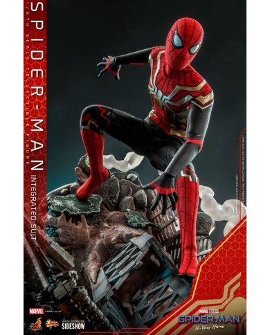 Spider-Man : No Way Home (Integrated Suit) Collector Edition - Movie Masterpiece Series : MMS 623 - Sixth Scale Figure Hot Toys