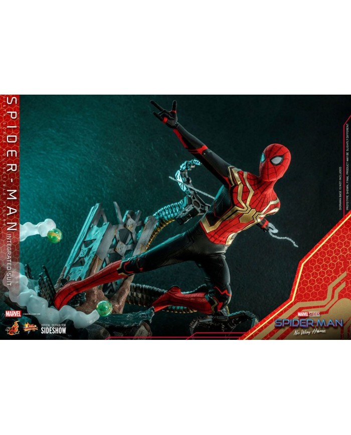Spider-Man : No Way Home (Integrated Suit) Collector Edition - Movie Masterpiece Series : MMS 623 - Sixth Scale Figure Hot Toys