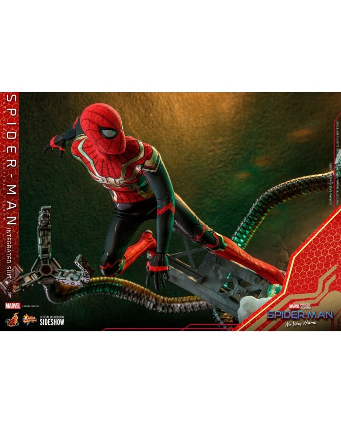 Spider-Man : No Way Home (Integrated Suit) Collector Edition - Movie Masterpiece Series : MMS 623 - Sixth Scale Figure Hot Toys