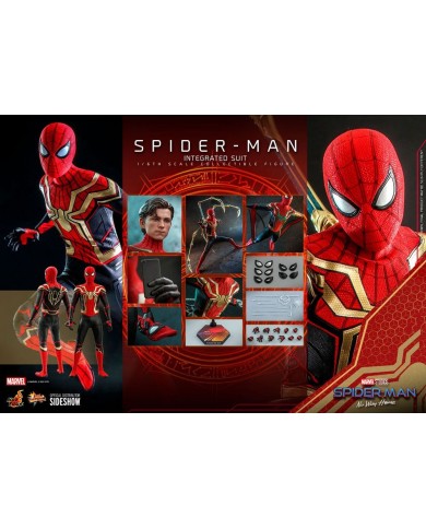 Spider-Man : No Way Home (Integrated Suit) Collector Edition - Movie Masterpiece Series : MMS 623 - Sixth Scale Figure Hot Toys