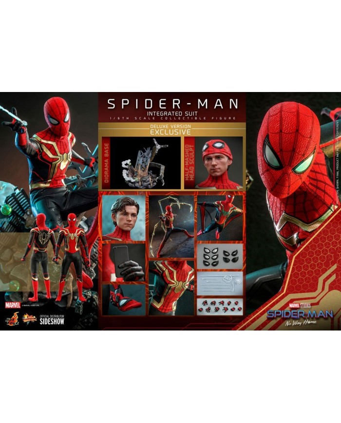 Spider-Man : MMS 624 - No Way Home (Integrated Suit) - Deluxe Version - Movie Masterpiece | Hot Toys
