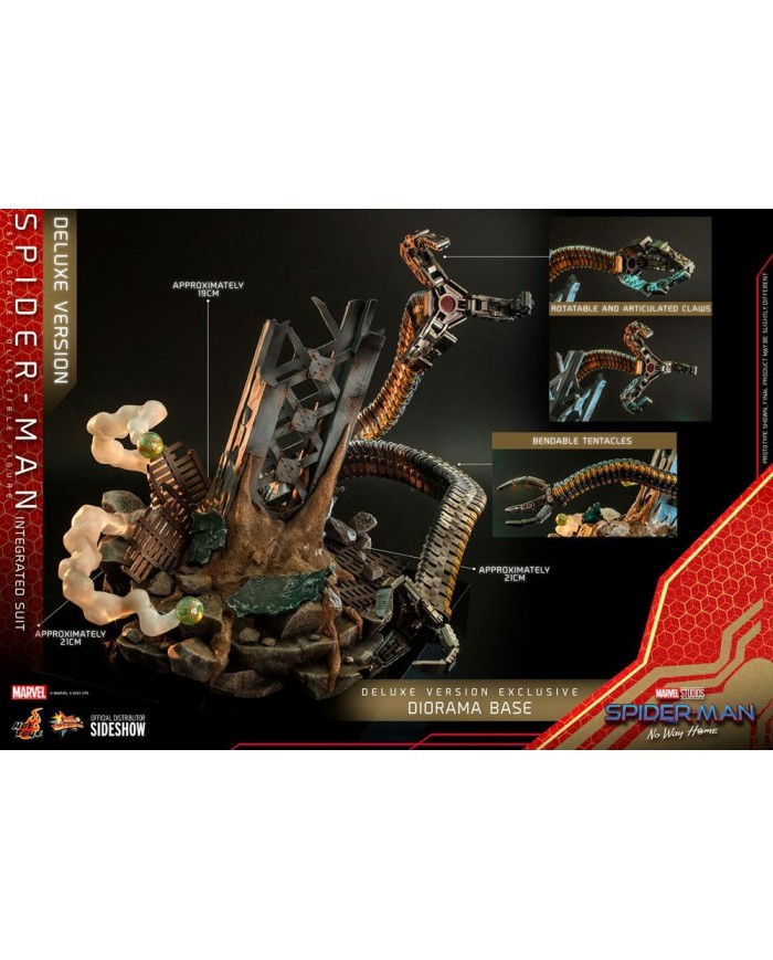 Spider-Man : MMS 624 - No Way Home (Integrated Suit) - Deluxe Version - Movie Masterpiece | Hot Toys