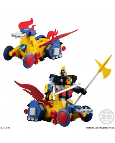 Daibajin Set : Daikyojin & Daitenba - King Star e Sagittarius - Yattodetaman : Bandai Shokugan - Candy Toy - SMP