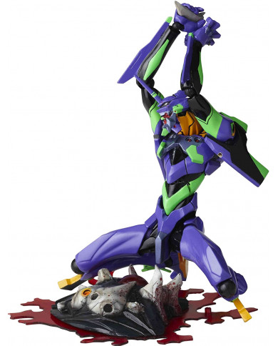 EVA-01 & Sachiel - Evangelion Evolution (EV-001) - Revoltech No.100 | Kaiyodo