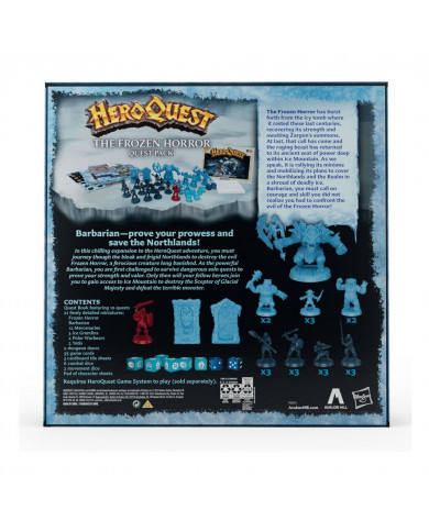 Heroquest : Expansion The Frozen Horror Quest Pack - Avalon Hill | Hasbro