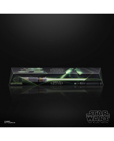 Luke Skywalker Lightsaber : Star Wars Black Series - Force FX Elite - Replica 1/1 | Hasbro
