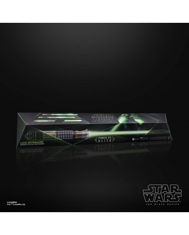Luke Skywalker Lightsaber : Star Wars Black Series - Force FX Elite - Replica 1/1 | Hasbro