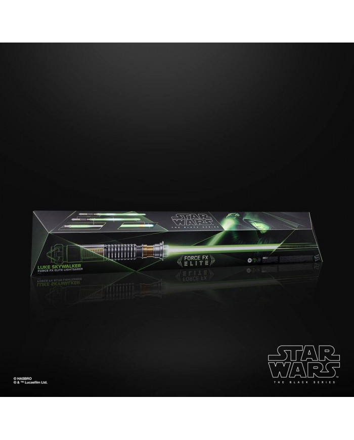 Luke Skywalker Lightsaber : Star Wars Black Series - Force FX Elite - Replica 1/1 | Hasbro
