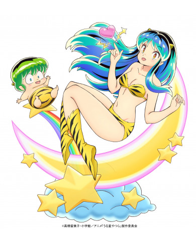 Lamù & Ten : Urusei Yatsura - Lamù la ragazza dello Spazio - statua PVC 1/7 | Box Cafe&Space Collaboration - Design Coco