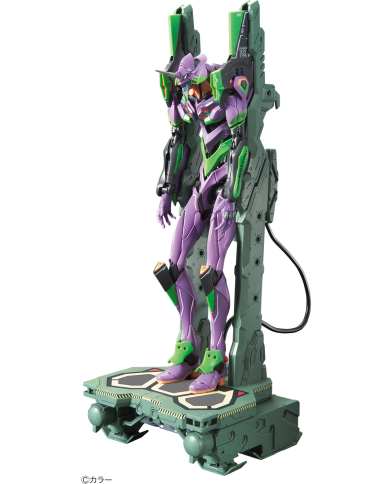 EVA-01 DX + Transport Stand Set : Rebuild of Evangelion - RG | Bandai