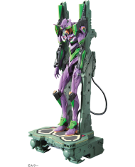 EVA-01 DX + Transport Stand Set : Rebuild of Evangelion - RG | Bandai