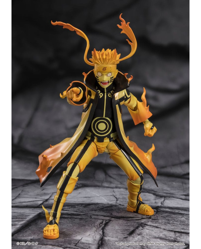 Naruto Uzumaki : Naruto Shippuden - Kurama Link Mode - Courageous Strength that Binds | S.H. Figuarts