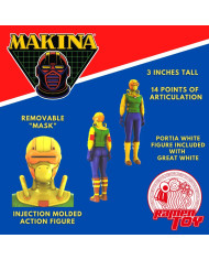 Shark M.A.S.K. Great White Makina MKN02 Ramen Toy