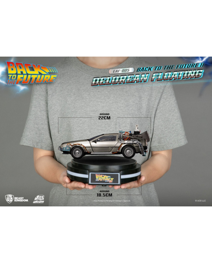 DeLorean Floating Statue Egg Attack Back to the Future 2 Beast Kingdom