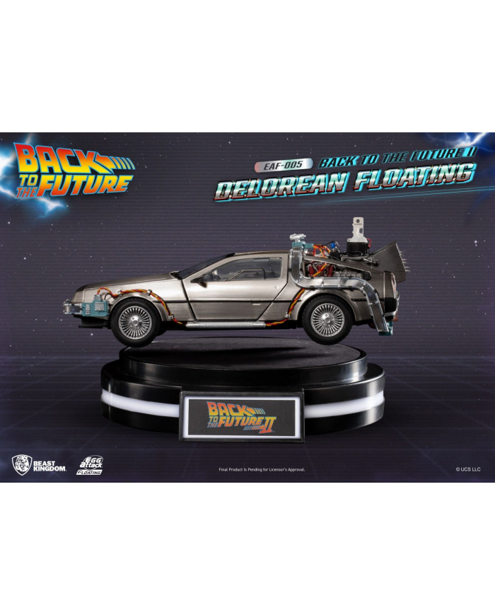 DeLorean Floating Statue Egg Attack Back to the Future 2 Beast Kingdom