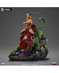 He-Man & Battlecat Masters of the Universe Deluxe Art Scale Statue 1/10 Iron Studios