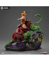 He-Man & Battlecat Masters of the Universe Deluxe Art Scale Statue 1/10 Iron Studios