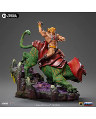 He-Man & Battlecat Masters of the Universe Deluxe Art Scale Statue 1/10 Iron Studios