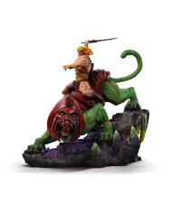 He-Man & Battlecat Masters of the Universe Deluxe Art Scale Statue 1/10 Iron Studios