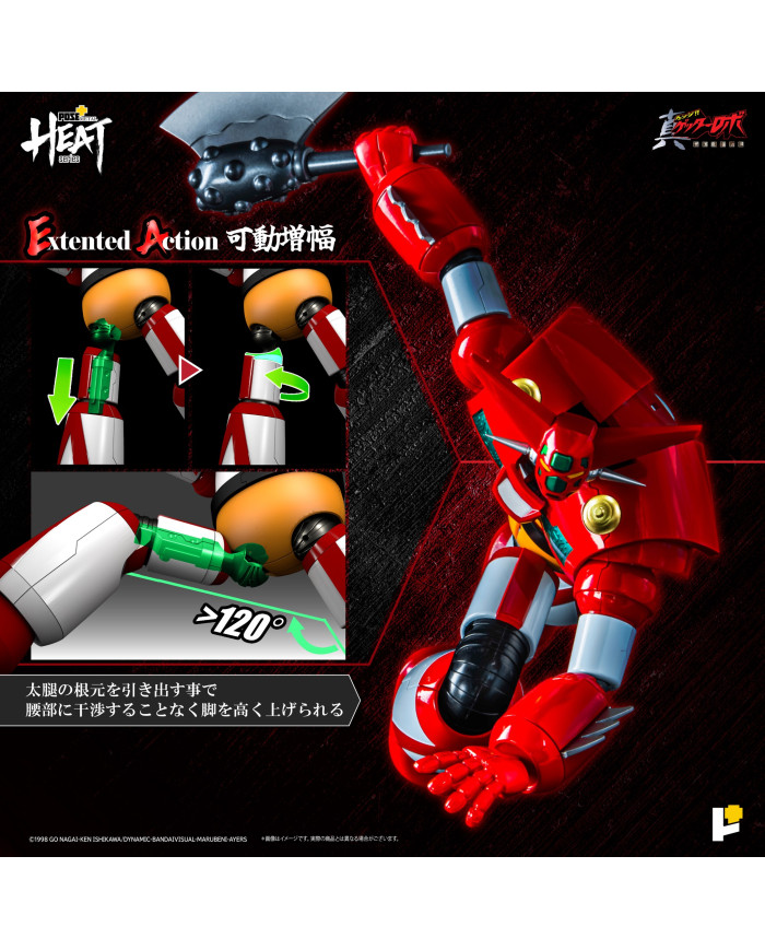 Getter 1 Getter Robo Armageddon Version Metal Heat Series Pose+