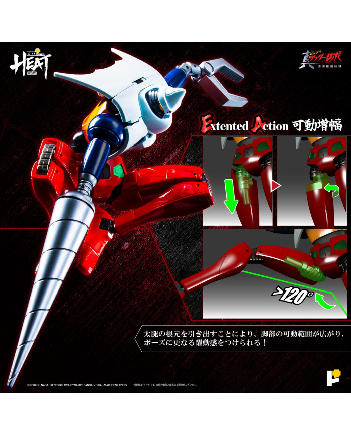 Getter 2 Getter Robo Armageddon Version Metal Heat Series Pose+