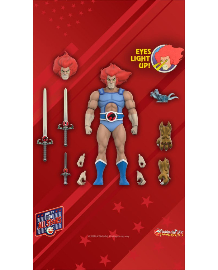 Lion-O LED Eyes Thundercats Ultimates Super7
