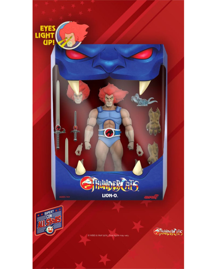 Lion-O LED Eyes Thundercats Ultimates Super7
