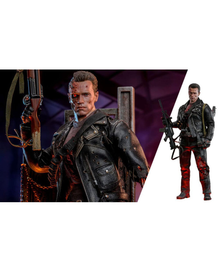 Terminator 2 T-800 DX46 1/6 Battle Damaged Version 2.0 Hot Toys