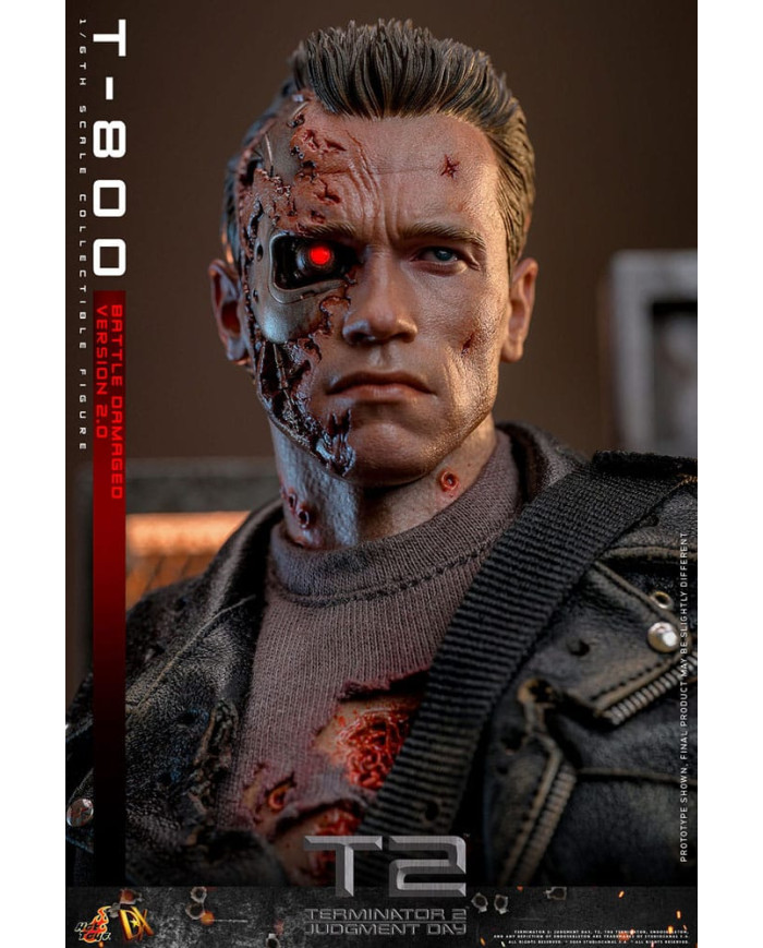 Terminator 2 T-800 DX46 1/6 Battle Damaged Version 2.0 Hot Toys