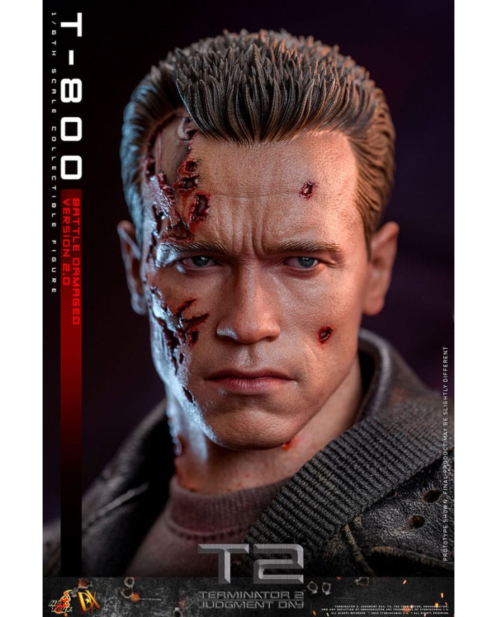 Terminator 2 T-800 DX46 1/6 Battle Damaged Version 2.0 Hot Toys