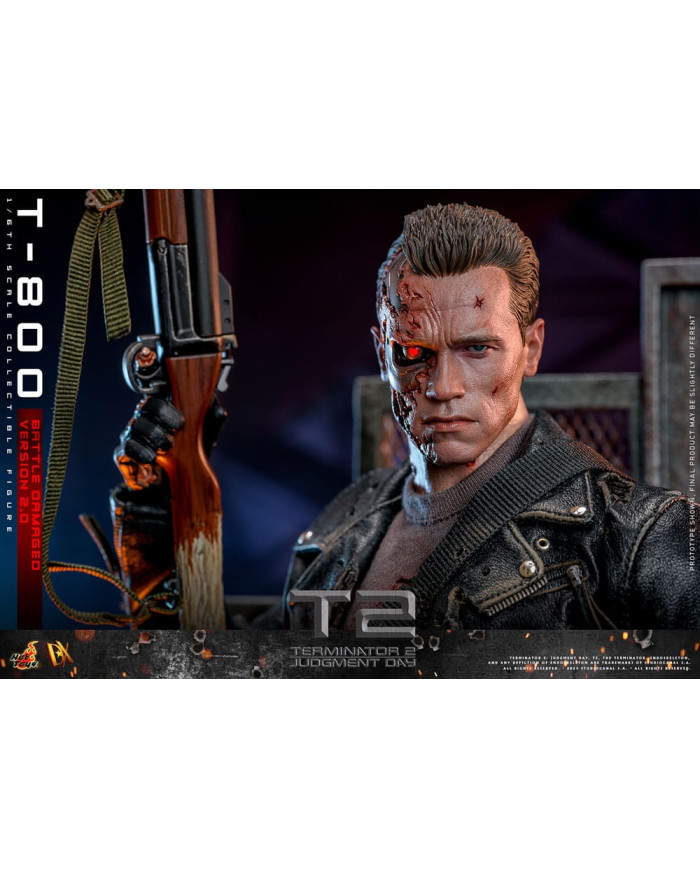 Terminator 2 T-800 DX46 1/6 Battle Damaged Version 2.0 Hot Toys