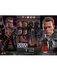 Terminator 2 T-800 DX46 1/6 Battle Damaged Version 2.0 Hot Toys