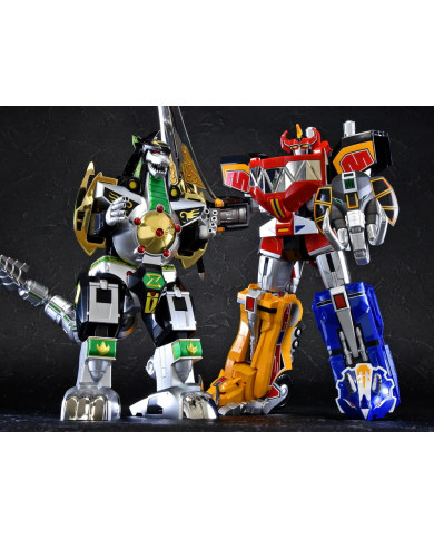 Beast Emperor Megazord GX-72 Megazord & GX-78 Dragonzord Set Soul of Chogokin Bandai