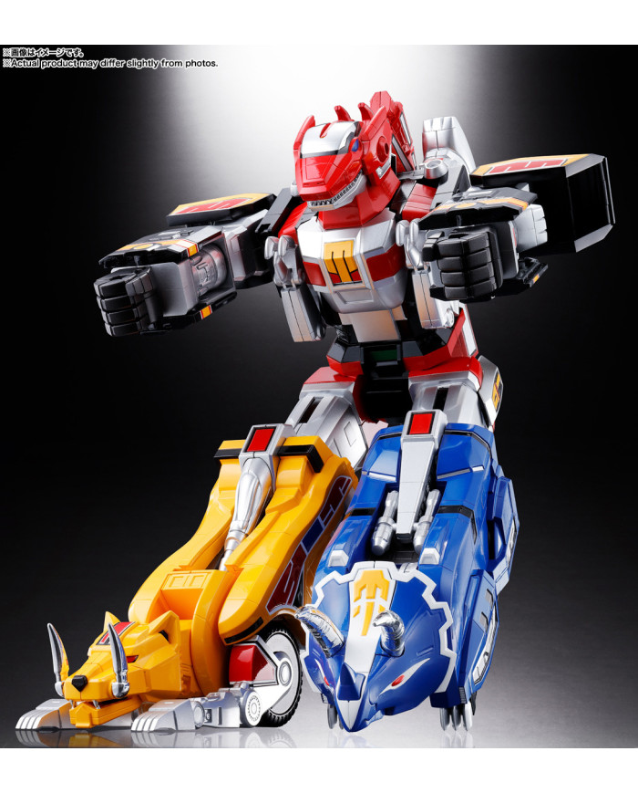 Beast Emperor Megazord GX-72 Megazord & GX-78 Dragonzord Set Soul of Chogokin Bandai