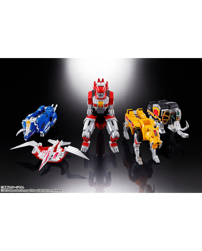 Beast Emperor Megazord GX-72 Megazord & GX-78 Dragonzord Set Soul of Chogokin Bandai