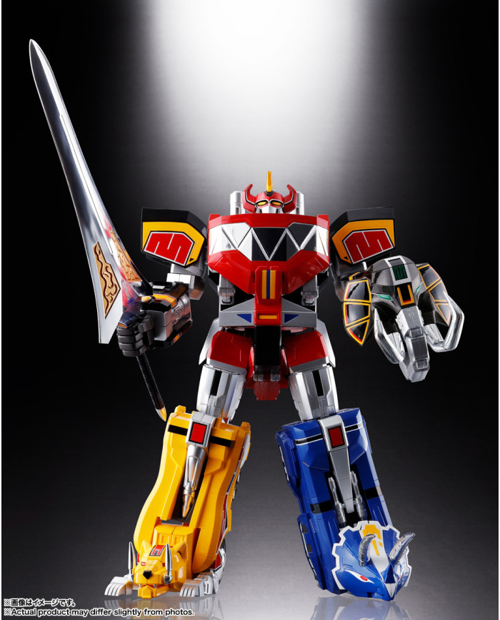 Beast Emperor Megazord GX-72 Megazord & GX-78 Dragonzord Set Soul of Chogokin Bandai