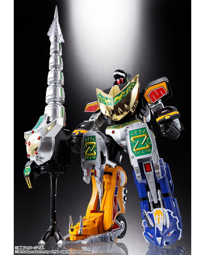 Beast Emperor Megazord GX-72 Megazord & GX-78 Dragonzord Set Soul of Chogokin Bandai
