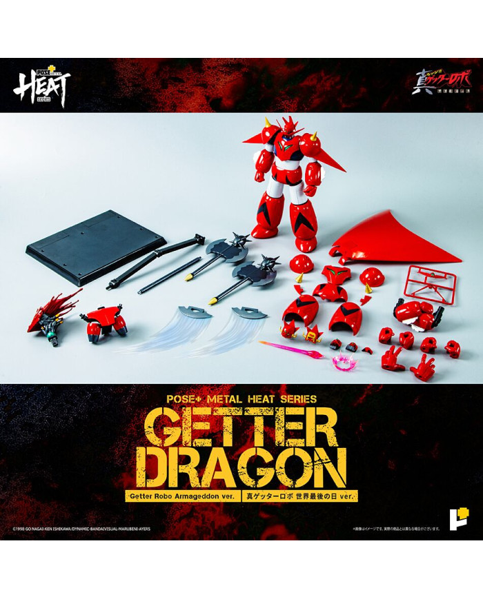 Getter Dragon Getter Robo Armageddon Version Metal Heat Series Pose Plus