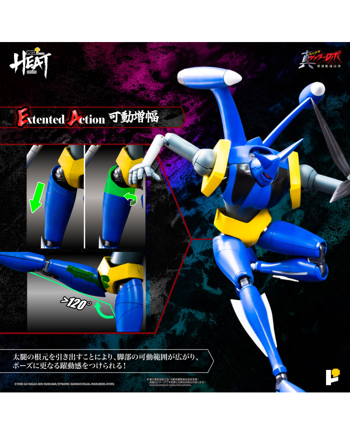 Getter Liger Getter Robo Armageddon Version Metal Heat Series Pose+