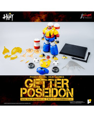 Getter Poseidon Getter Robo Armageddon Version Metal Heat Series Pose+
