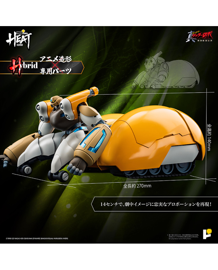 Shin Getter 3 Getter Robo Armageddon Version Metal Heat Series Poseplus