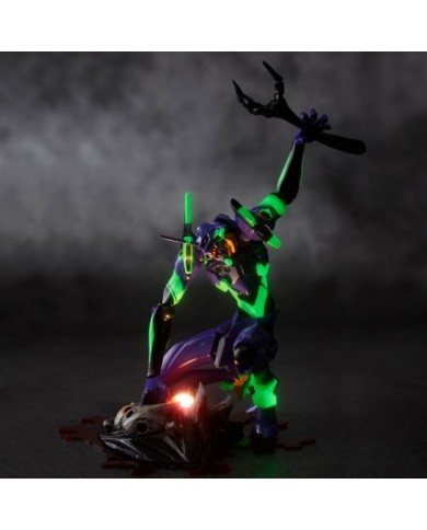 EVA-01 & Sachiel - Evangelion Evolution (EV-001) - Revoltech No.100 | Kaiyodo